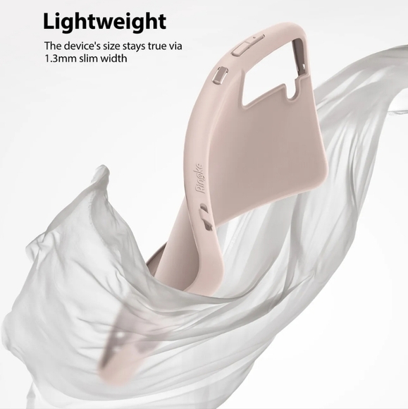 Galaxy S21+ Plus [AIR-S] Ringke Case Weightless as Air Light Cover Pink Sand - Picture 7 of 8